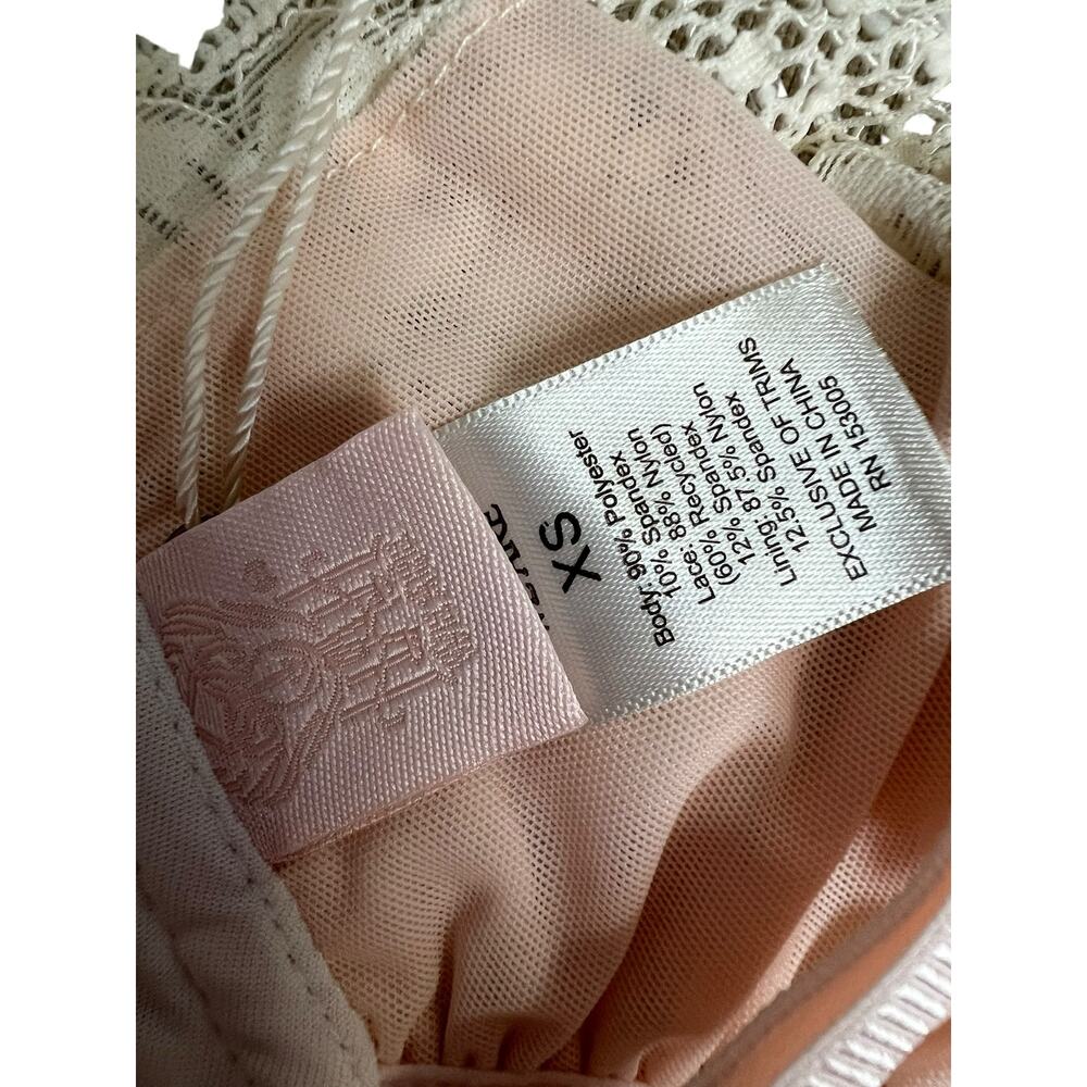 We are HAH Free People NWT Ladies Lounge Bralette Blanc XS Coquette Sexy - Picture 7 of 8
